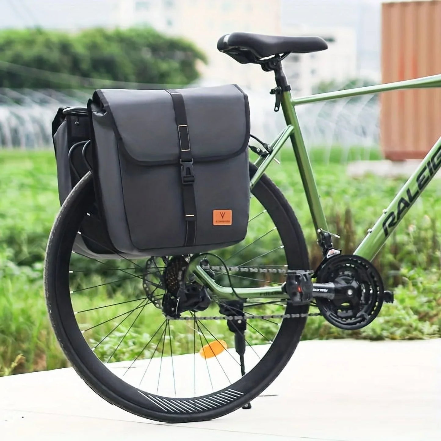 Wasserdichte Doppelte Fahrradtasche – Geräumige Gepäckträgertasche mit Schnellverschluss