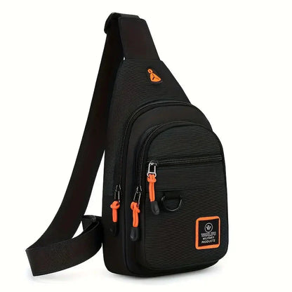 Wasserabweisende Herren-Schultertasche aus Nylon – Kompakt & funktional