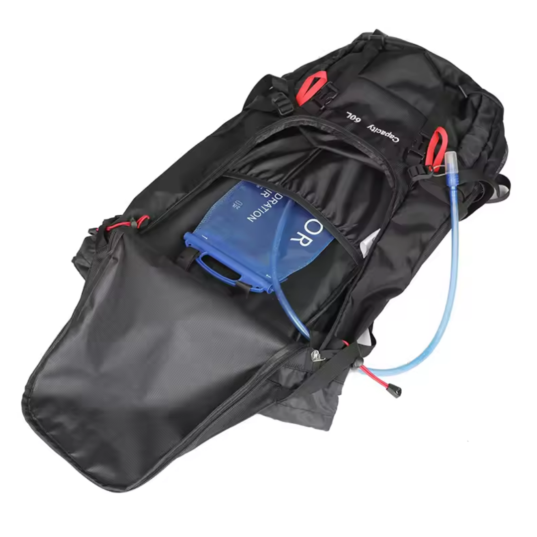 Wasserdichter 60L Trekkingrucksack – Ergonomisch, Ultraleicht, Ideal für Wandern & Camping
