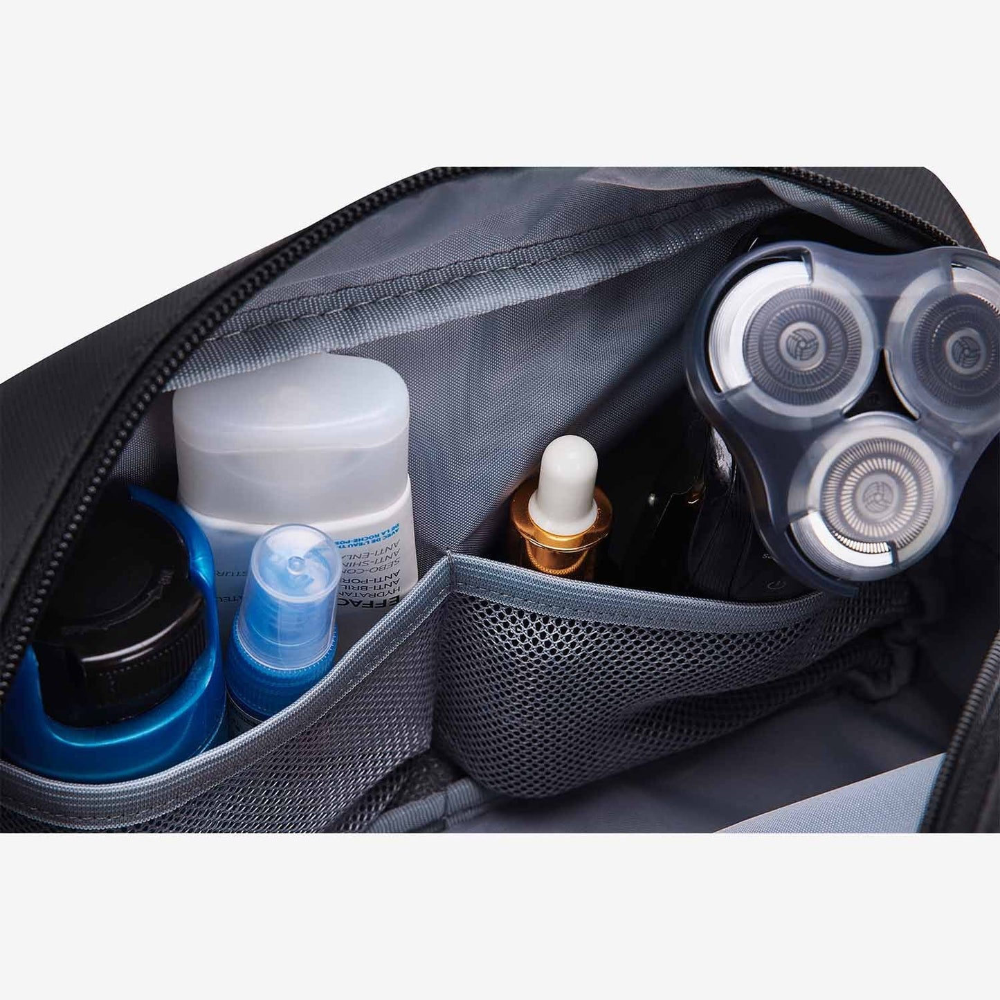 Kulturtasche Herren – Wasserabweisend & Kompakt mit mehreren Fächern – Schwarz oder Blau