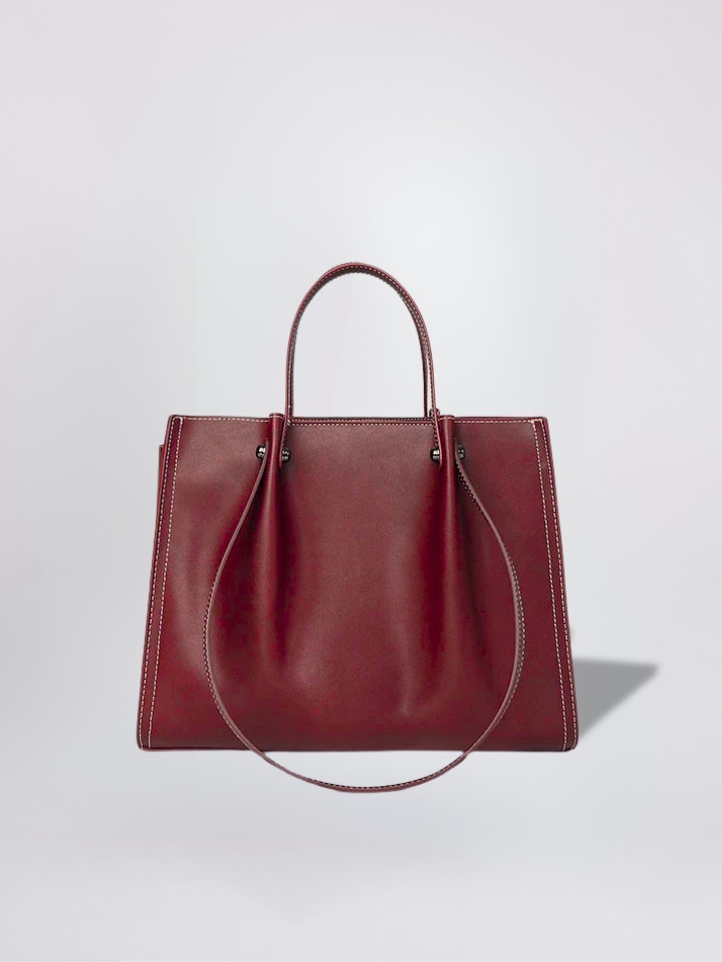 Schwarze Shopper Tasche Damen – Minimalistisches & geräumiges Design aus Lederoptik