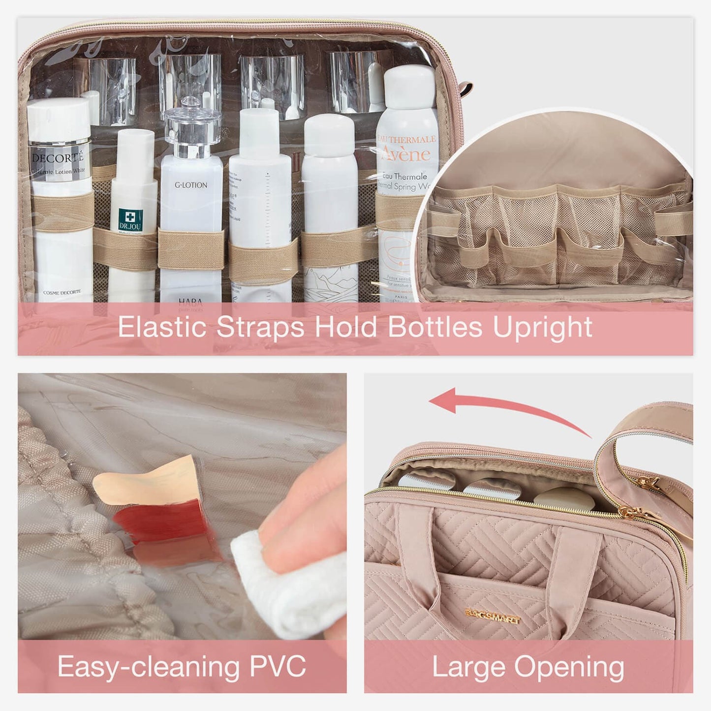 Luxuriöse Kulturtasche & Make-up Organizer – stilvoll, praktisch & wasserdicht