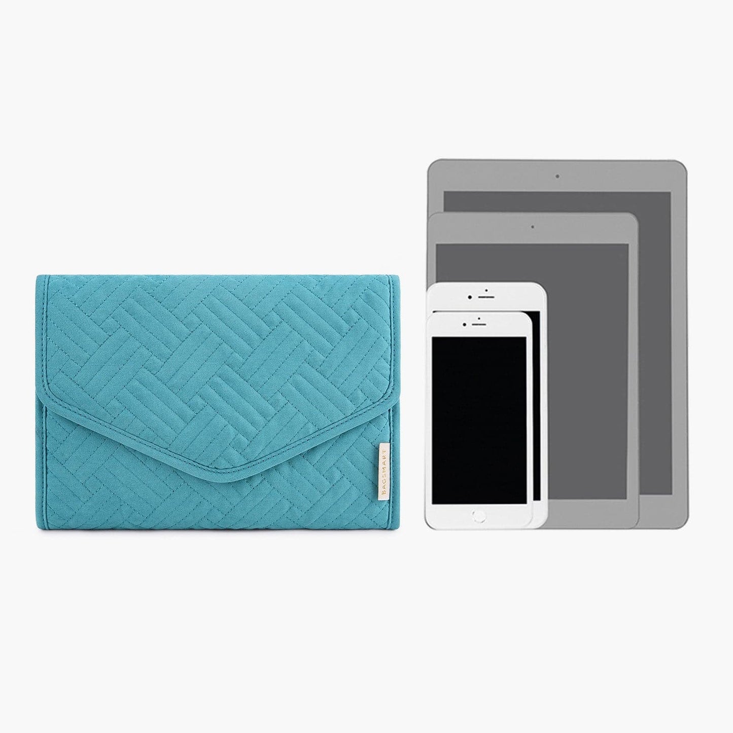 Schmucktasche Organizer – Kompakte Schmuck Aufbewahrung für Reisen im Umschlag-Design