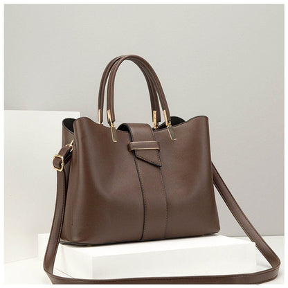 Elegante Handtasche – Veganes Leder mit Goldenen Details