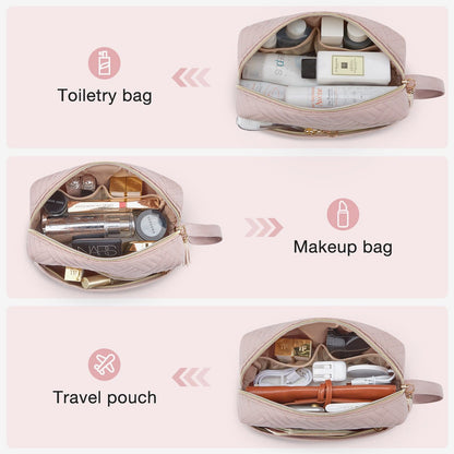 Luxus Kulturbeutel mit Handgelenksband – Wasserabweisender Make-up & Reise Organizer