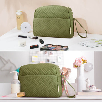 Luxus Kulturbeutel mit Handgelenksband – Wasserabweisender Make-up & Reise Organizer