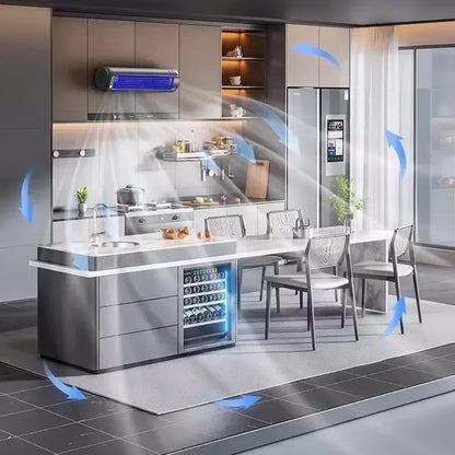 Tragbarer Aircooler mit LED – 2-in-1 Ventilator und Luftreiniger für Zuhause und Büro