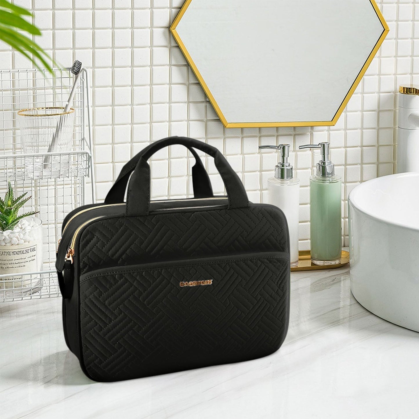 Luxuriöse Kulturtasche & Make-up Organizer – stilvoll, praktisch & wasserdicht