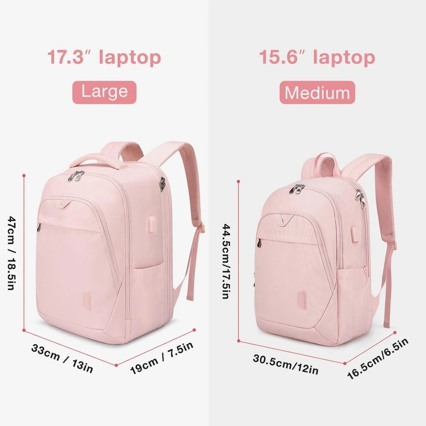 Luxus Rucksack – Wasserabweisender Laptop- & Schulrucksack mit USB-Anschluss
