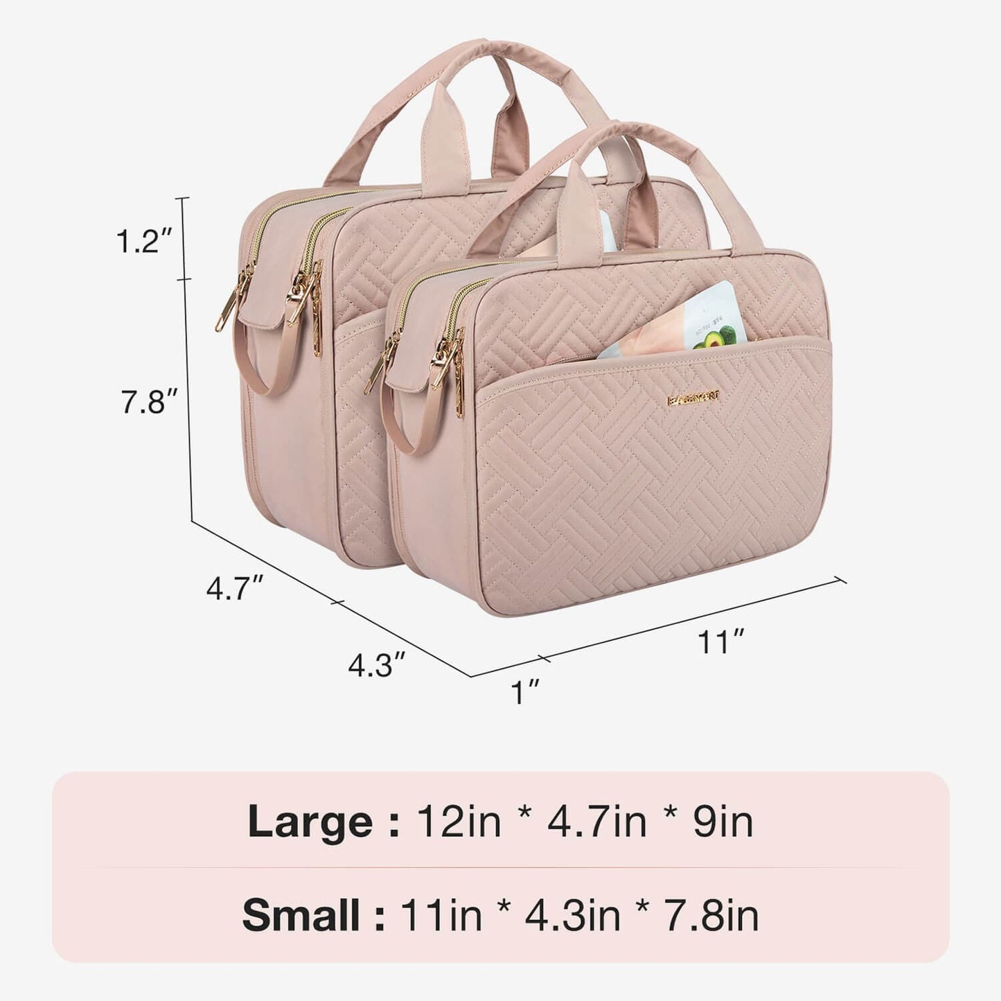 Luxuriöse Kulturtasche & Make-up Organizer – stilvoll, praktisch & wasserdicht