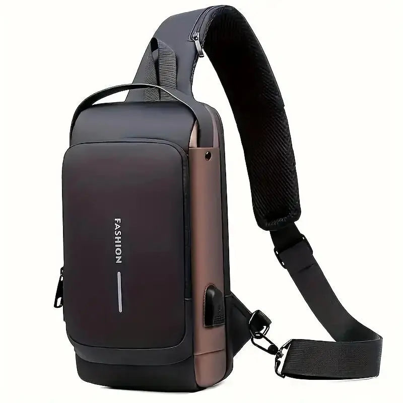 Diebstahlsichere Crossbody Tasche – Wasserdicht, USB-Ladeanschluss & Modernes Design