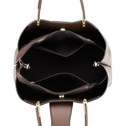 Elegante Handtasche – Veganes Leder mit Goldenen Details