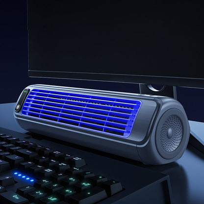 Tragbarer Aircooler mit LED – 2-in-1 Ventilator und Luftreiniger für Zuhause und Büro