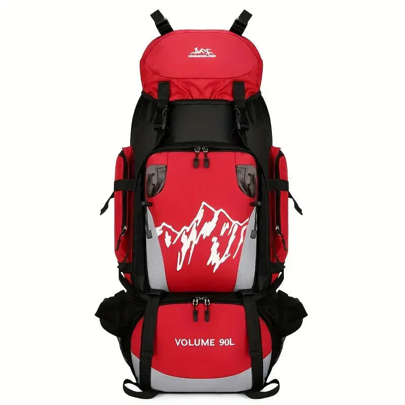 Wasserdichter 90L Outdoor Trekkingrucksack – Atmungsaktiv, Leicht & Komfortabel für Wandern, Camping & Reisen