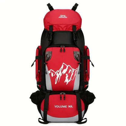 Wasserdichter 90L Outdoor Trekkingrucksack – Atmungsaktiv, Leicht & Komfortabel für Wandern, Camping & Reisen