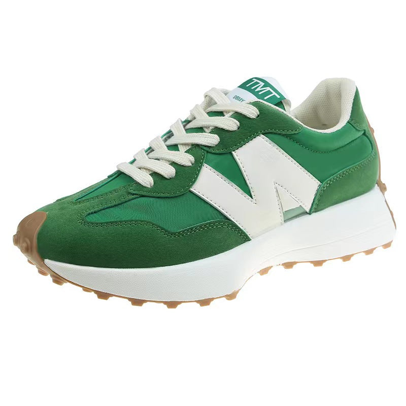 Mina Damen Sneaker – Leicht, Atmungsaktiv & Trendig in Beige-Orange