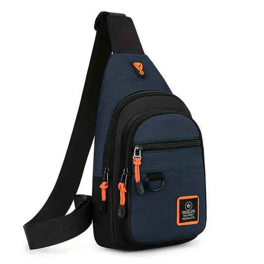 Wasserabweisende Herren-Schultertasche aus Nylon – Kompakt & funktional