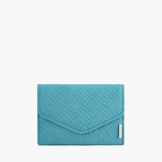 Schmucktasche Organizer – Kompakte Schmuck Aufbewahrung für Reisen im Umschlag-Design
