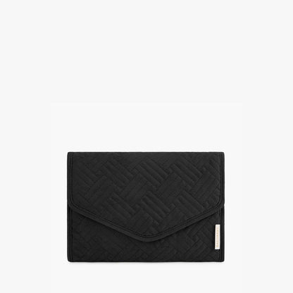 Schmucktasche Organizer – Kompakte Schmuck Aufbewahrung für Reisen im Umschlag-Design