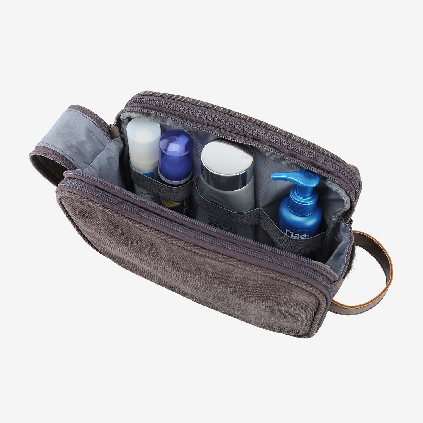 Wasserabweisende Kulturtasche Herren – Luxuriöse Reisetasche mit viel Stauraum