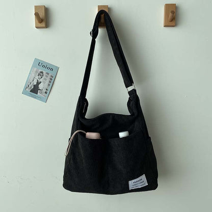 Damen Canvas Schultertasche – Stylisch, Geräumig & Wasserabweisend