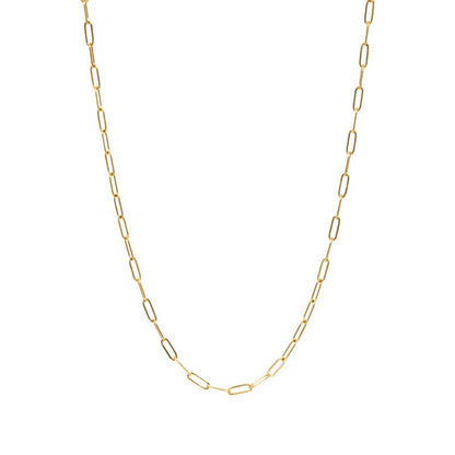 Goldene Rope-Kette aus Edelstahl – zeitlose, unisex Halskette, vergoldet & robust