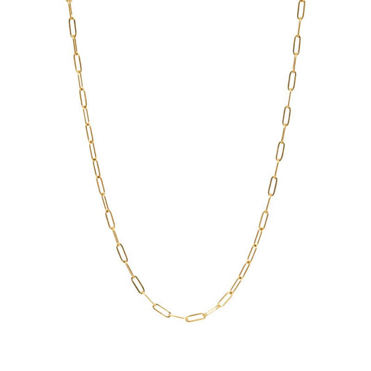 Goldene Rope-Kette aus Edelstahl – zeitlose, unisex Halskette, vergoldet & robust