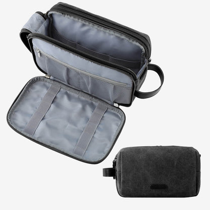Wasserabweisende Kulturtasche Herren – Luxuriöse Reisetasche mit viel Stauraum
