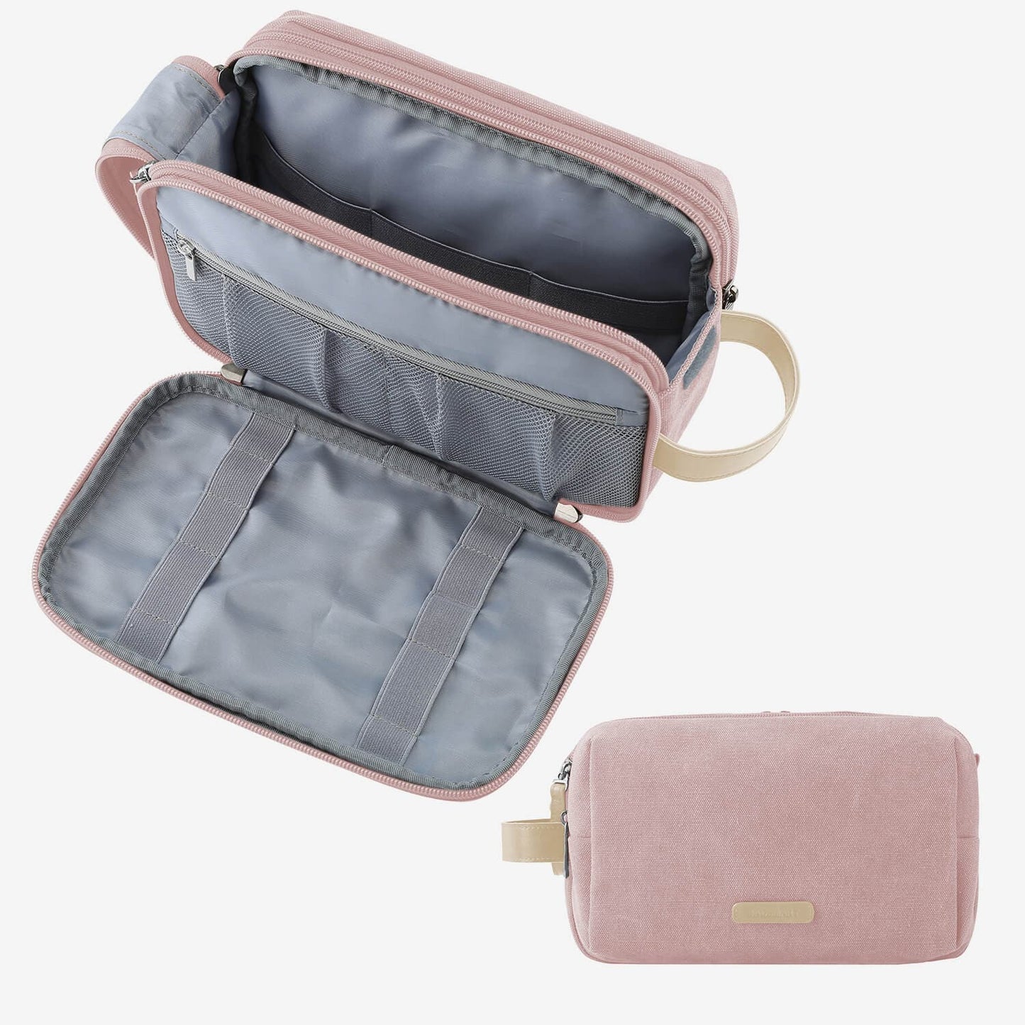 Wasserabweisende Kulturtasche Herren – Luxuriöse Reisetasche mit viel Stauraum