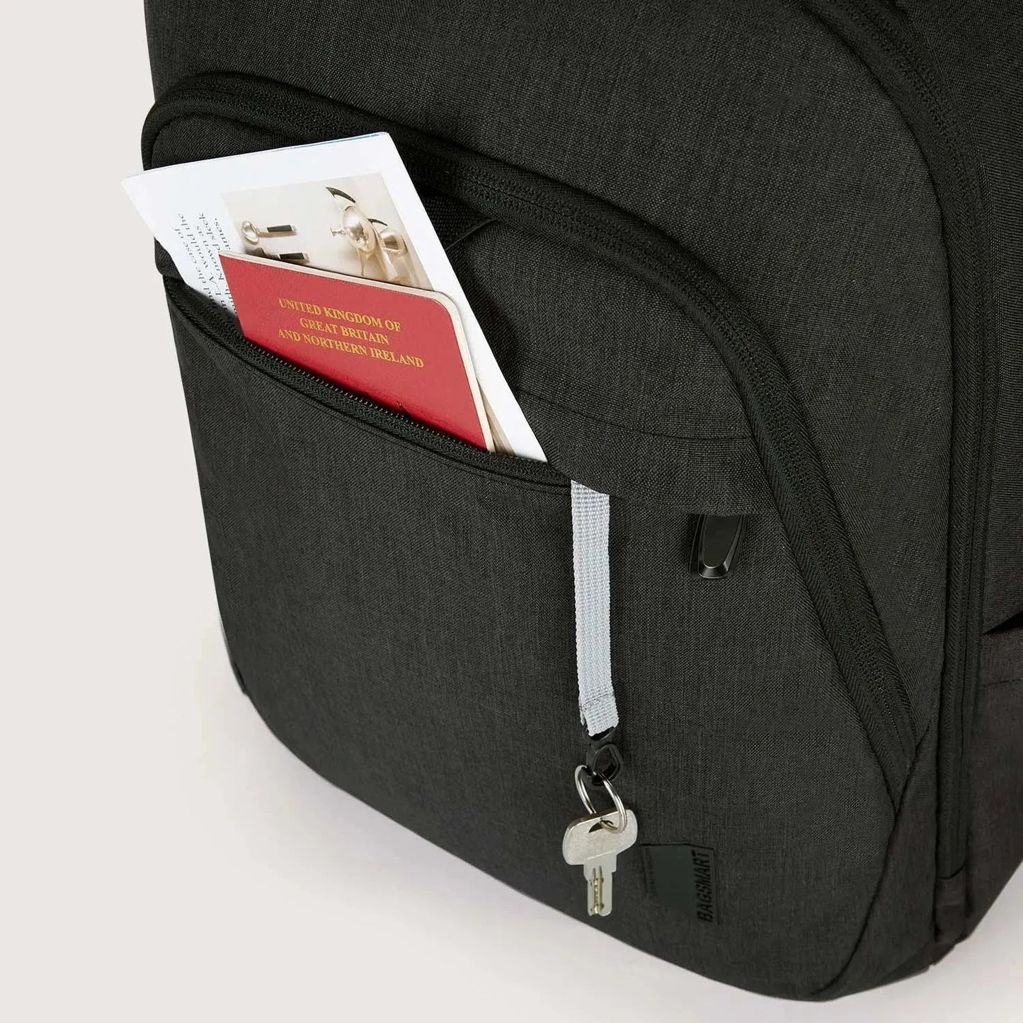 Luxus Rucksack – Wasserabweisender Laptop- & Schulrucksack mit USB-Anschluss