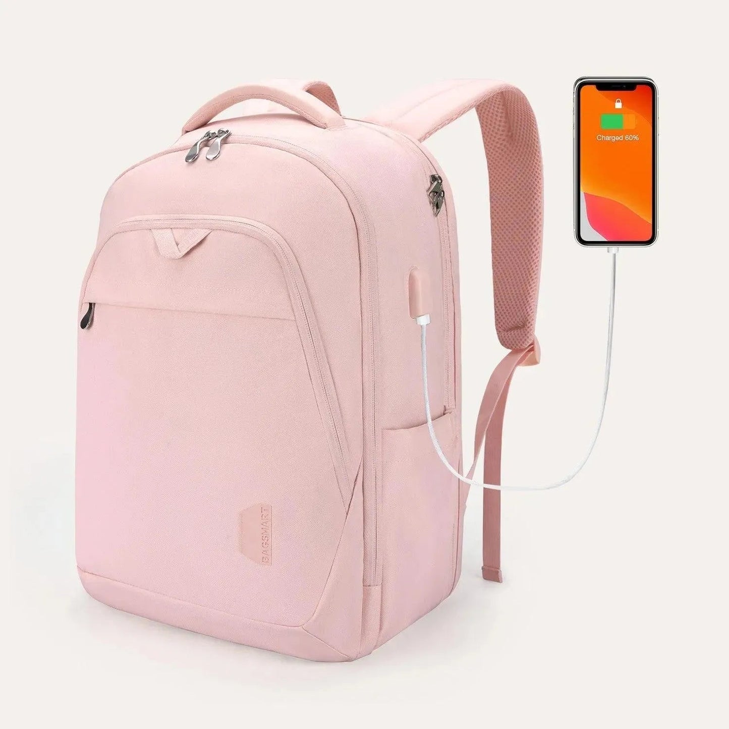Luxus Rucksack – Wasserabweisender Laptop- & Schulrucksack mit USB-Anschluss