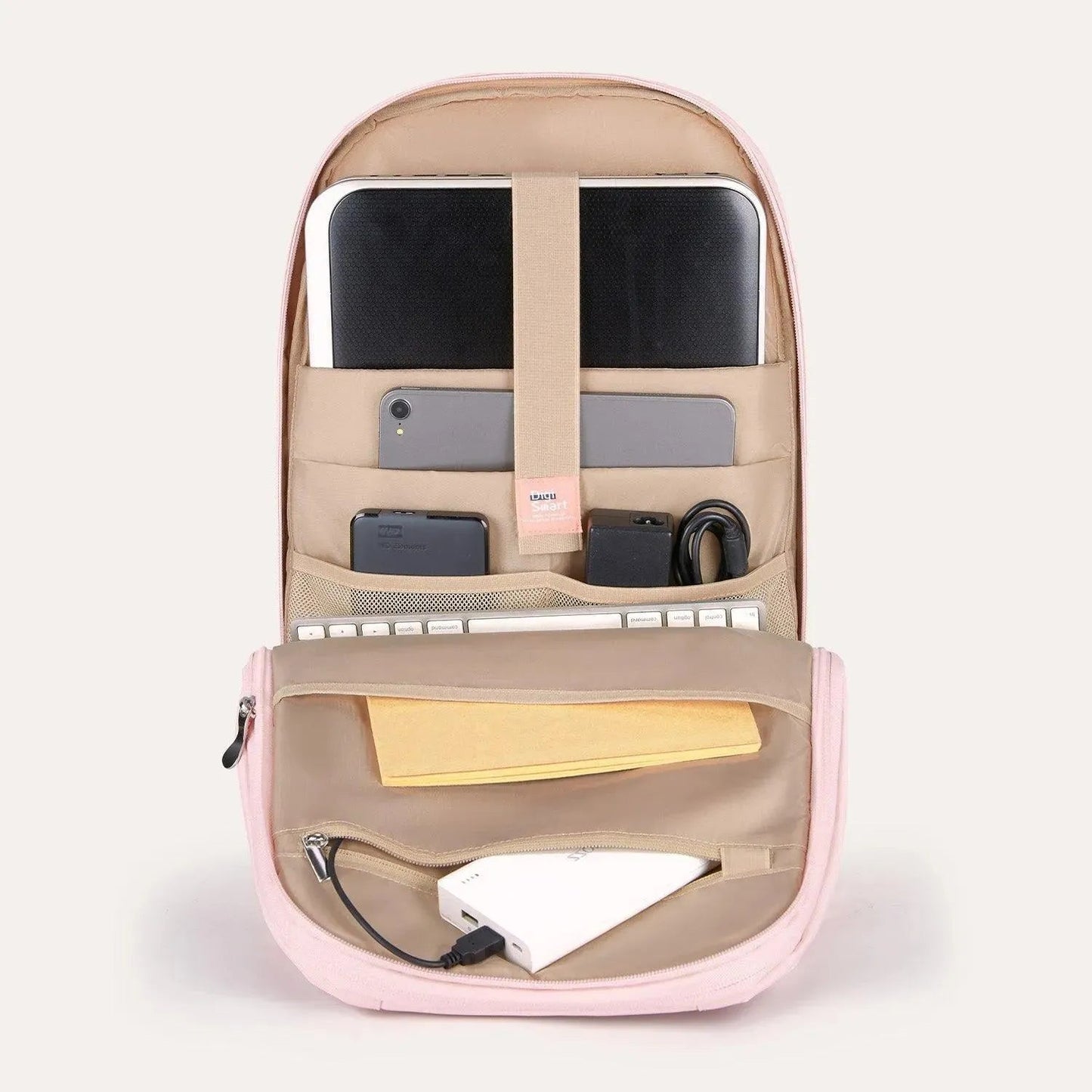Luxus Rucksack – Wasserabweisender Laptop- & Schulrucksack mit USB-Anschluss