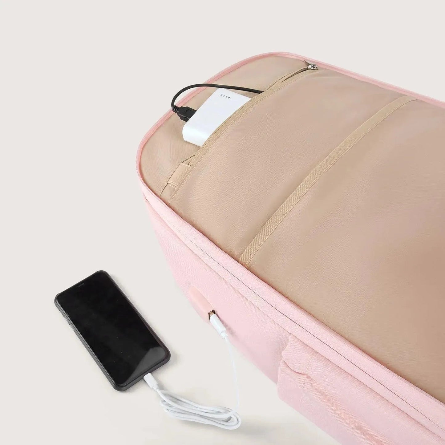 Luxus Rucksack – Wasserabweisender Laptop- & Schulrucksack mit USB-Anschluss