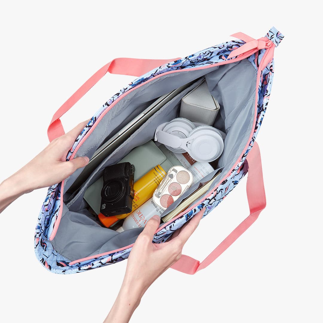 Gepolsterte Tragetasche mit Fächern – Wasserabweisend & Stilvoll für Arbeit, Schule oder Alltag