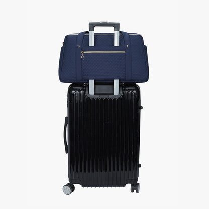 Weekender Reisetasche Damen – Große Handgepäck Tasche mit Schuhfach & Wasserabweisendem Material
