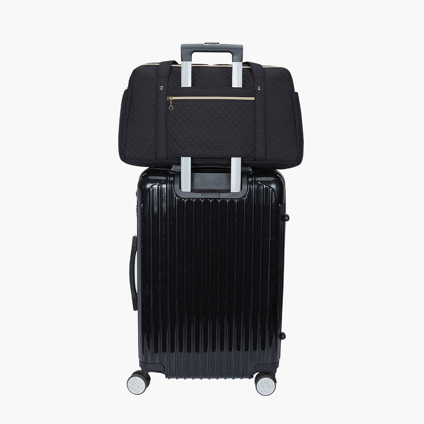 Weekender Reisetasche Damen – Große Handgepäck Tasche mit Schuhfach & Wasserabweisendem Material