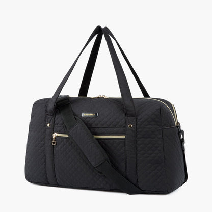 Weekender Reisetasche Damen – Große Handgepäck Tasche mit Schuhfach & Wasserabweisendem Material