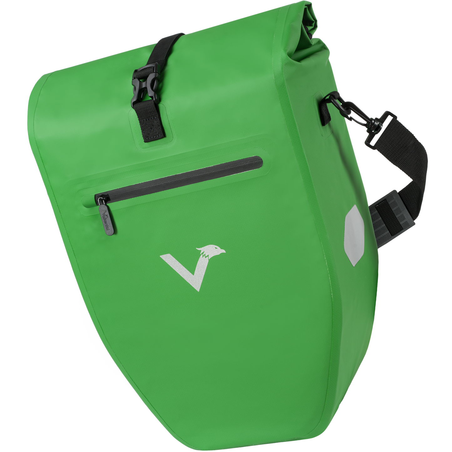 Wasserdichte Fahrradtasche 25L für Gepäckträger – Rolltop, Reflektoren, Pendler & Freizeit