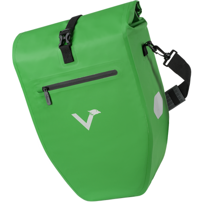 Wasserdichte Fahrradtasche 25L für Gepäckträger – Rolltop, Reflektoren, Pendler & Freizeit