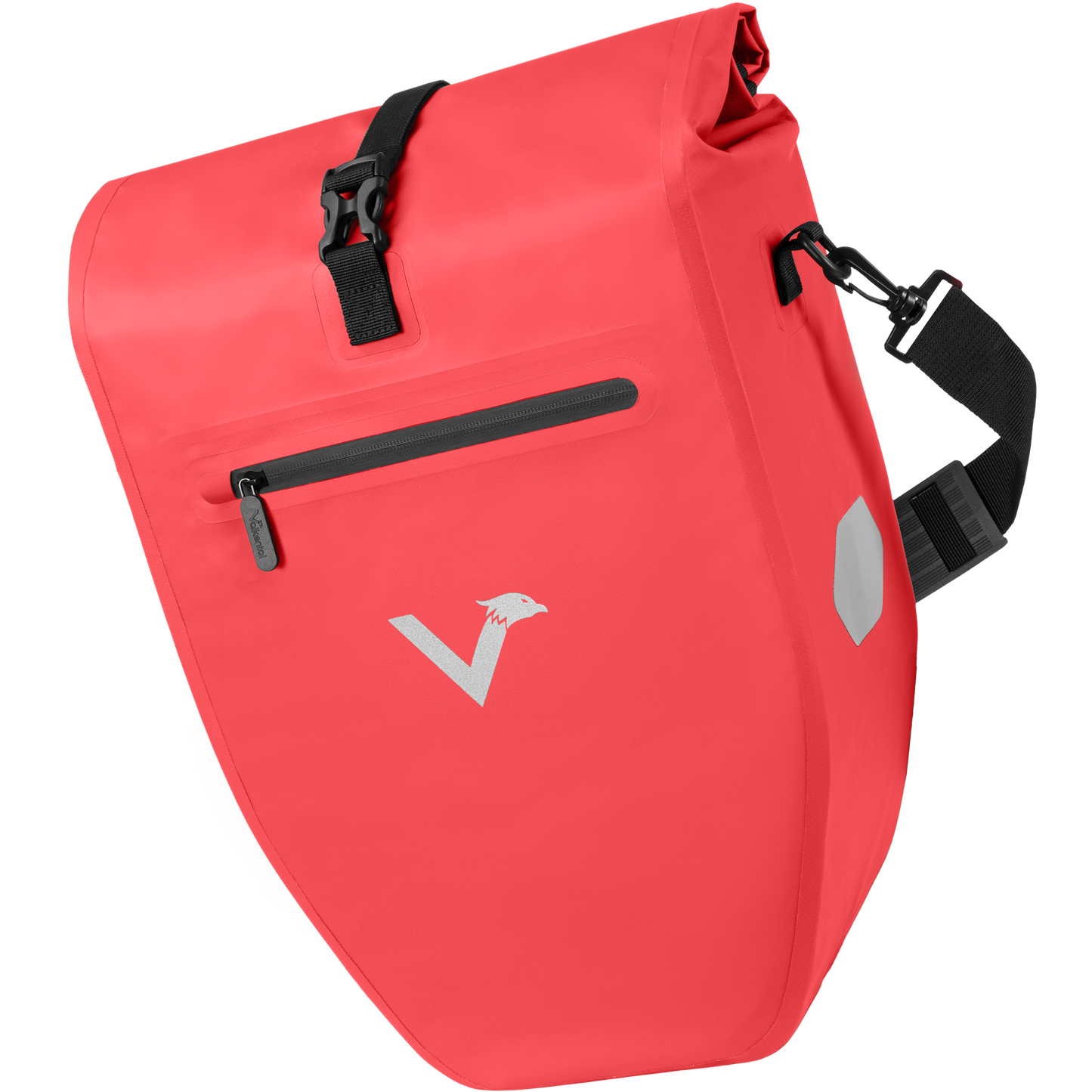 Wasserdichte Fahrradtasche 25L für Gepäckträger – Rolltop, Reflektoren, Pendler & Freizeit