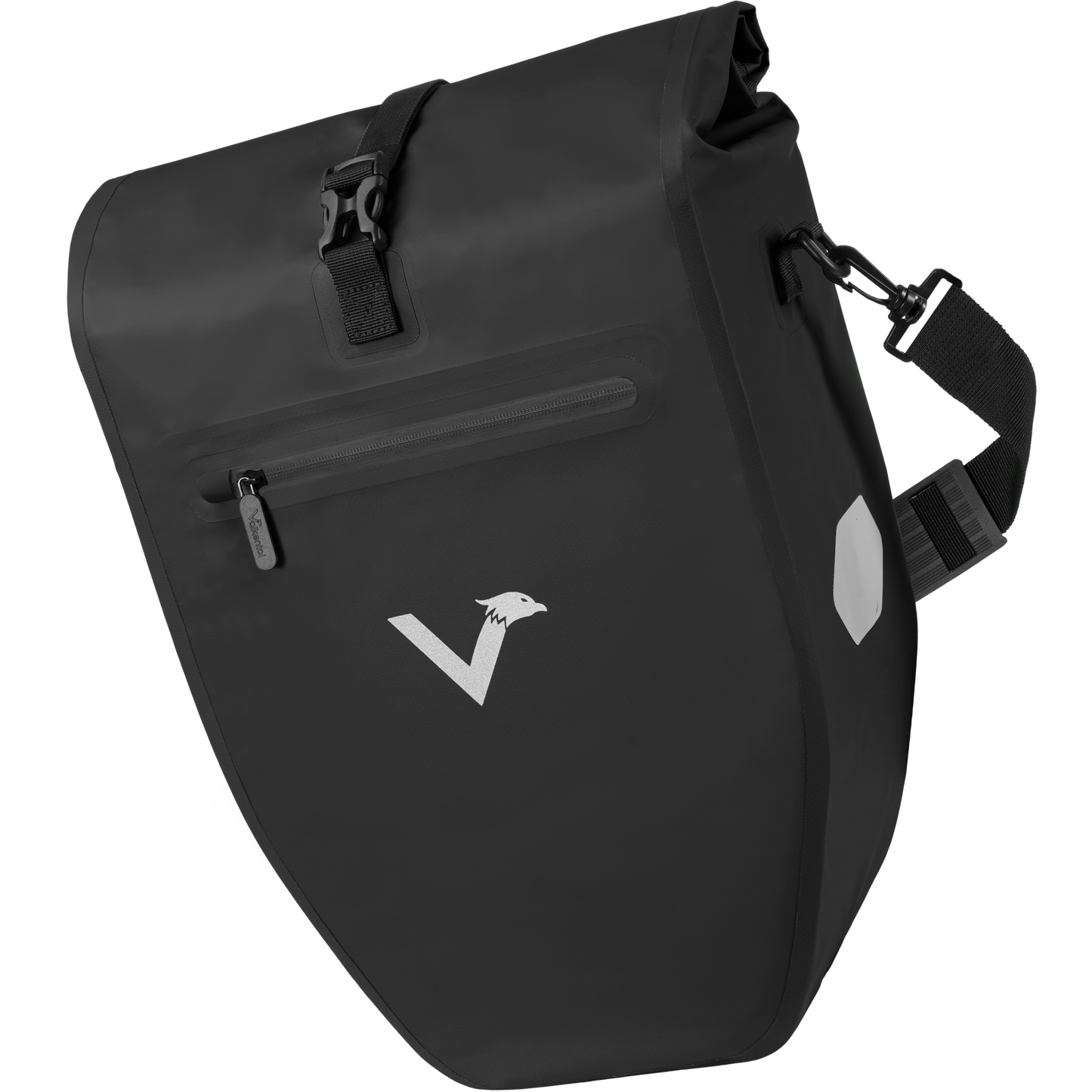Wasserdichte Fahrradtasche 25L für Gepäckträger – Rolltop, Reflektoren, Pendler & Freizeit