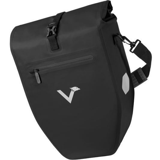 Wasserdichte Fahrradtasche 25L für Gepäckträger – Rolltop, Reflektoren, Pendler & Freizeit