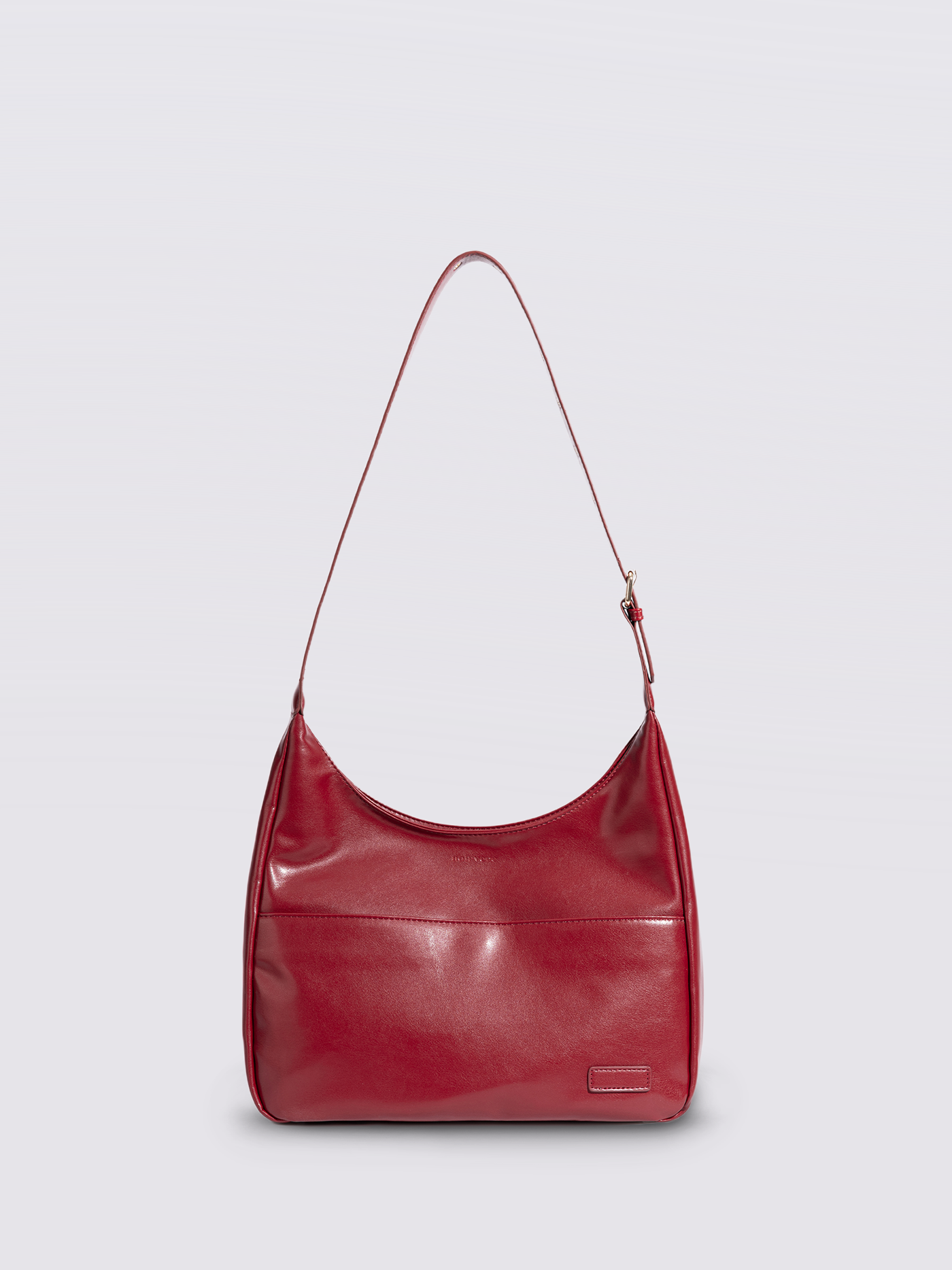 Schwarze Schultertasche Damen – Minimalistisches & geräumiges Design aus veganem Leder