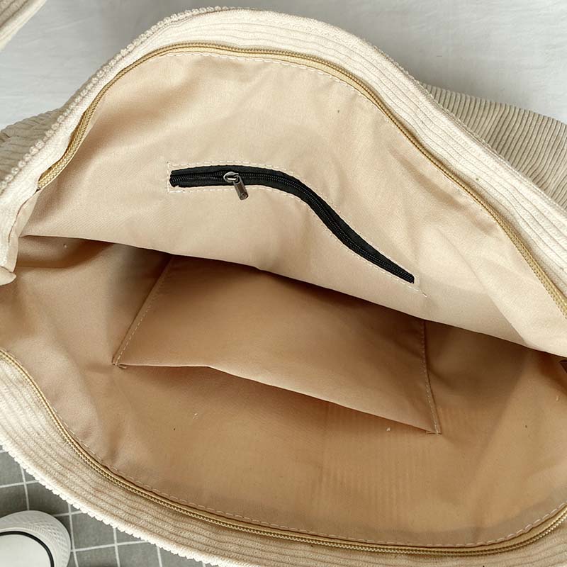 Damen Canvas Schultertasche – Stylisch, Geräumig & Wasserabweisend