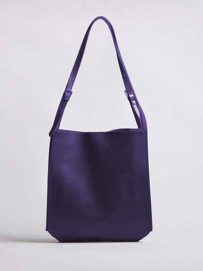 Minimalistische Schultertasche Damen – Schwarz & Braun, Geräumig & Elegant