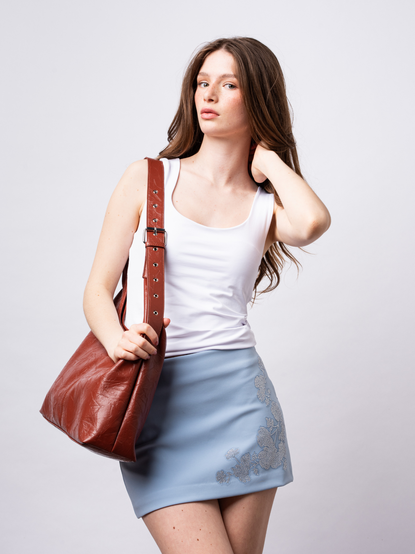 Schwarze Schultertasche Damen – Minimalistisches Design & viel Stauraum