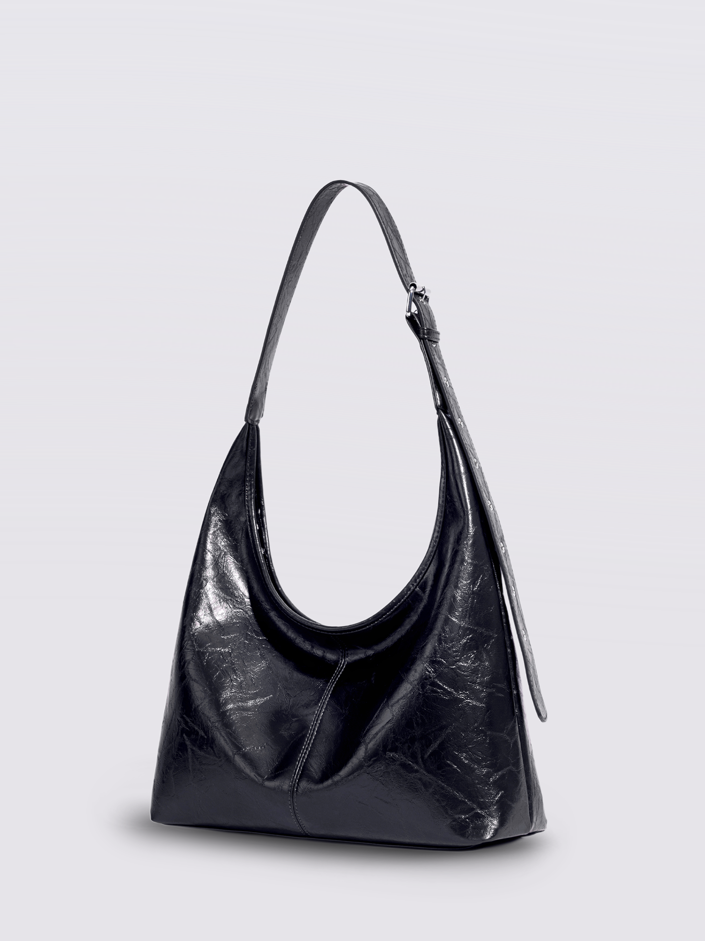 Schwarze Schultertasche Damen – Minimalistisches Design & viel Stauraum