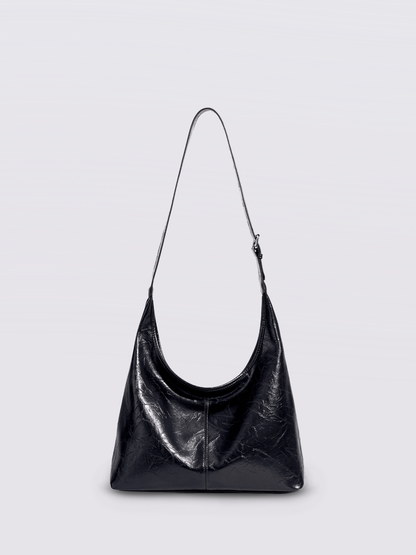 Schwarze Schultertasche Damen – Minimalistisches Design & viel Stauraum