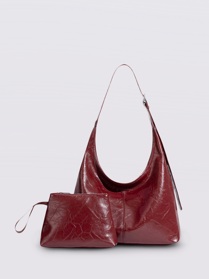 Schwarze Schultertasche Damen – Minimalistisches Design & viel Stauraum