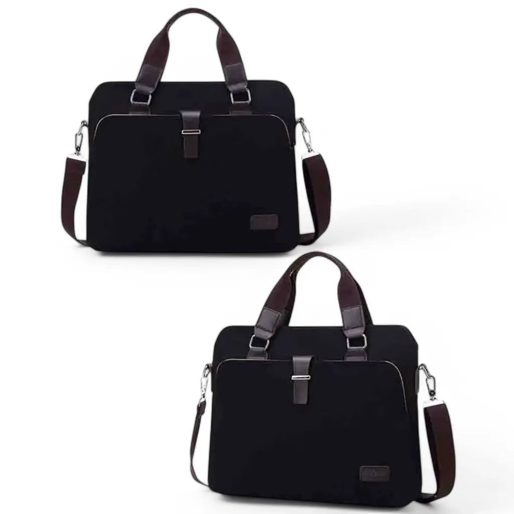 Laptoptasche aus Canvas in Braun – Leicht & Strapazierfähig für Damen & Herren